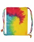 Tie-Dyed Drawstring Backpack