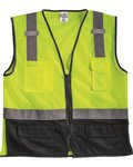 Black Bottom Mesh Class 2 Vest