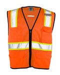 6 Pocket Contrast Class 2 Vest