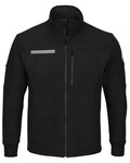 Zip Front Fleece Jacket-Cotton /Spandex Blend - Tall Sizes