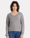 Women's Vintage Jersey Slouchy V-Neck Pullover