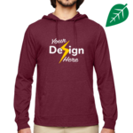 Unisex Eco Blend Long-Sleeve Pullover Hooded T-Shirt