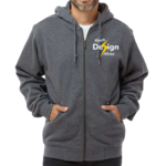 Crossfire Heavyweight Power Fleece Hooded Jacket with Thermal Lining Tall Sizes