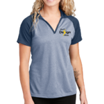 Ladies PosiCharge ® RacerMesh ® Raglan Heather Block Polo